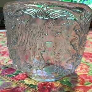 Vintage 1970s Modern Fine Scandinavian Art Glass Bowl Kosta Boda RHAPSODY Sweden